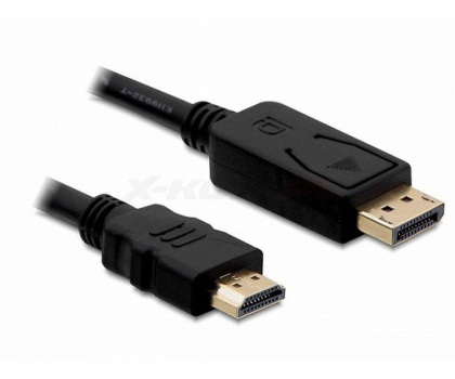 Kabel komputerowy DELOCK przejściówka DisplayPort do HDMI (M) 3 m 82435